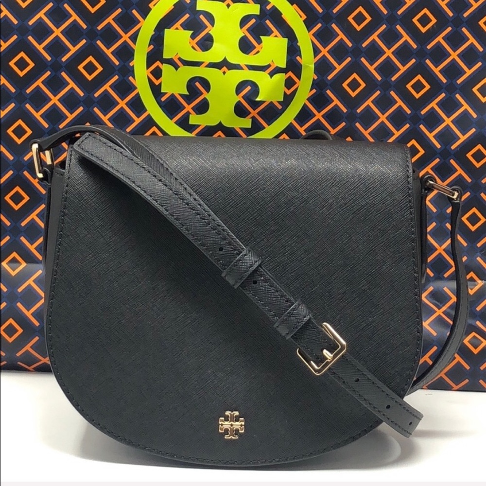 Nwt Tory Burch Emerson mini saddle crossbody
